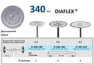 H340160 Диск алмазный - D16мм - двухсторонний алмазная крошка по краю, HORICO