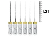 C+File 21мм №015 (6 шт), Dentsply Sirona - ручные файлы, в стерильном блистере