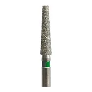 Бор алмазный 848 018 FG, зеленый, Форма: конус с плоским концом (5 шт), Jota