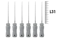K-File ReadySteel 31мм №08 (6 шт), Dentsply Sirona - ручные файлы, каналорасширители, в стерильном блистере
