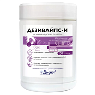 Салфетки дезинфицирующие спиртовые Дезивайпс-И №100 банка (125x170 мм) (100 шт)