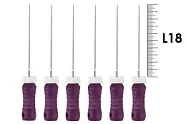 K-File ReadySteel 18мм №10 (6 шт), Dentsply Sirona - ручные файлы, каналорасширители, в стерильном блистере