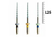 HyFlex EDM набор для шейпинга 25мм, N40/.04, N50/.03, N60/.02 (3 шт), Coltene - машинные файлы, NiTi