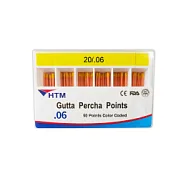 Штифты гуттаперчевые HTM .06, размер 20 (60 шт.), HTM Dent
