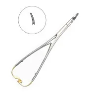 Иглодержатель хирургический изогнутый Nadelhalter TC, 17 см 20-22B*