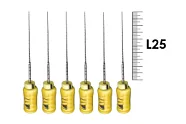 Profinder 25мм №017 Senseus (6 шт), Dentsply Sirona - ручные файлы, супергибкий расширитель корневого канала, силиконовая ручка, стерильный блистер