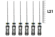 H-Files Dentsply Sirona 21мм №40 (6 шт) - ручные файлы, каналорасширители