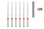 K-Reamer Torpan RA 25мм №25 (6 шт), Dentsply Sirona - машинные файлы, дрильборы, нержавеющая сталь