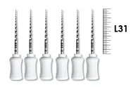 ProTaper Universal Hand use 31мм S2 (6 шт), Dentsply Sirona - ручные файлы, с прогрессирующей конусностью, белые