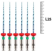 UltraFiles Blue (Heat Activation) 25мм .06 №35 (6 шт), Еврофайл - машинные файлы