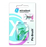Pic-Brush® - запасные ершики в гигиенически чистой упаковке, зеленые  (6 шт.)