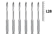 Gates RA 28мм №5 (6 шт), Dentsply Sirona - дрильборы, расширитель устьев корневых каналов, машинный