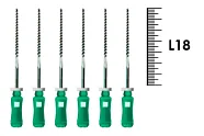 K-Flexofile ReadySteel 18мм №35 (6 шт), Dentsply Sirona - ручные файлы, каналорасширители, укороченный шаг, стерильный блистер