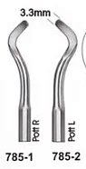 785-2. Элеваторы для удаления апикальных фрагментов корня Pott-L. 3.3mm