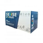 Маски Sense Premium голубые (50 шт)
