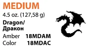 Резиновая тяга Dragon (Дракон) 1/8 Medium (3/2 mm) 4.5oz (127.58g)