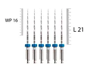 Mtwo 21мм, 05, N15 (6 шт), VDW - тейпер, WP 16