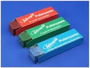 Полировочная паста для пластмассы (синяя), брусок 70 гр (РОР 93 100) Р2