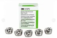 Коронки  (Stainless Steel Crowns), второй нижний левый моляр, размер 3, 2 шт. (E-LL-3) (3М ESPE)