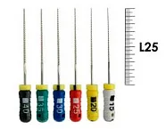 K-Reamer Antaeos 25мм №45-80 (6 шт), VDW - ручные файлы, каналорасширители, ассорти