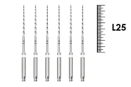 K-Reamer Torpan RA 25мм №15 (6 шт), Dentsply Sirona - машинные файлы, дрильборы, нержавеющая сталь