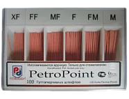 Гуттаперчевые штифты дополнительные 120шт Fine-Fine, PetroPoint