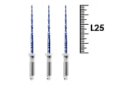 Blue Storm 25мм .02, N45 (3 шт), Sani - машинные ротационные эндо файлы
