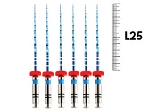 UltraFiles Blue (Heat Activation) 25мм .04 №30 (6 шт), Еврофайл - машинные файлы