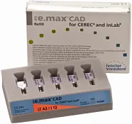 Блоки IPS e.max CAD CEREC/inLab LT A3 I12 5 шт.
