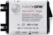 Wave one - обтуратор Large, 6 шт. (черный).