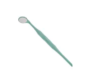 RELAX FS Rhodium - родиевое зеркало с ручкой, №4, диаметр 22 мм, мятный, 1 шт