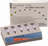 Блоки IPS e.max CAD for CEREC/inLab LT A1 С14 5 шт.