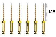 ProTaper Gold 19мм SX (6 шт), Dentsply Sirona - машинные файлы, стерильные, желтые