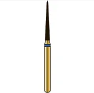G859 игловидный (пика), длина 10 мм, ISO 012, хвостовик FG ISO 314, зернистость 105, синее кольцо (5 шт.), Diatech - бор алмазный