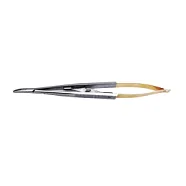 Иглодержатель castroviejo perma sharp 14 см 5 1/2 изогнутый (от 5-0 до 11-0), NH5021