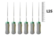FlexoReamer Senseus 25мм №08 (6 шт), Dentsply Sirona - ручные файлы, гибкие, с эргономичной ручкой