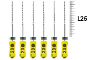 H-Files Dentsply Sirona 25мм №20 (6 шт) - ручные файлы, каналорасширители