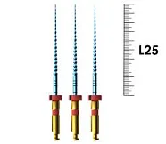 E-Flex Blue 25мм, .04, N25 (3 шт), Eighteeth - машинные файлы, 10 Packs