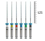 Mtwo 21мм, Набор (6 шт), VDW - тейпер, NiTi, WP 16 (10/04, 15/05, 20/06)