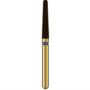 G850 конический с закругленным торцом, длина 10 мм, ISO 016, хвостовик FG ISO 313, зернистость 105, синее кольцо (5 шт.), Diatech - бор алмазный