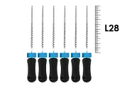 H-File ReadySteel 28мм №40 (6 шт), Dentsply Sirona - ручные файлы, каналорасширители, стерильный блистер