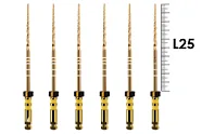 ProTaper Gold 25мм F5 (6 шт), Dentsply Sirona - машинные файлы, стерильные, коричневые