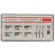 Штифты Ikadent IKT-X20- F (С20 х 4, D20 х 4, D25 х 4, GF25 х 4, E20 х 4, EF20 х 4, развертка х 2, фреза торцевая ,ключ инструментальный) Ikadent (Икадент)