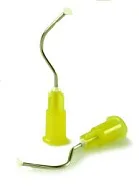 Metal Dento Infusor Tips, канюли с кисточкой (20шт)