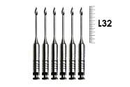 Gates Drills 32мм №4 (6 шт), Mani - дрильборы для вскрытия устья каналов, развертка 