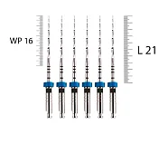 Mtwo 21мм, 04, N40 (6 шт), VDW - тейпер, WP 16
