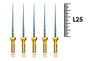 T-Flex 25мм .04 №20 (5 шт), Еврофайл - машинные файлы, стерильные, никель-титан
