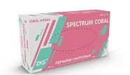 Перчатки ZKS нитриловые Spectrum Coral коралловые размер М