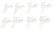 Ложки слепочные детская Orthobaby, поликарбонтаные, без перфорации без бортиков, автоклавируемые - (1 х 8шт.)