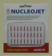 Заготовки из беззольной пластмассы - Nucleojet simple posts без культи для отливки метал. постов, уп/30 шт.